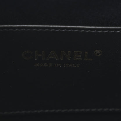 Chanel Washed Denim Quilted Small Chanel 25 Handbag Black 6 of 11