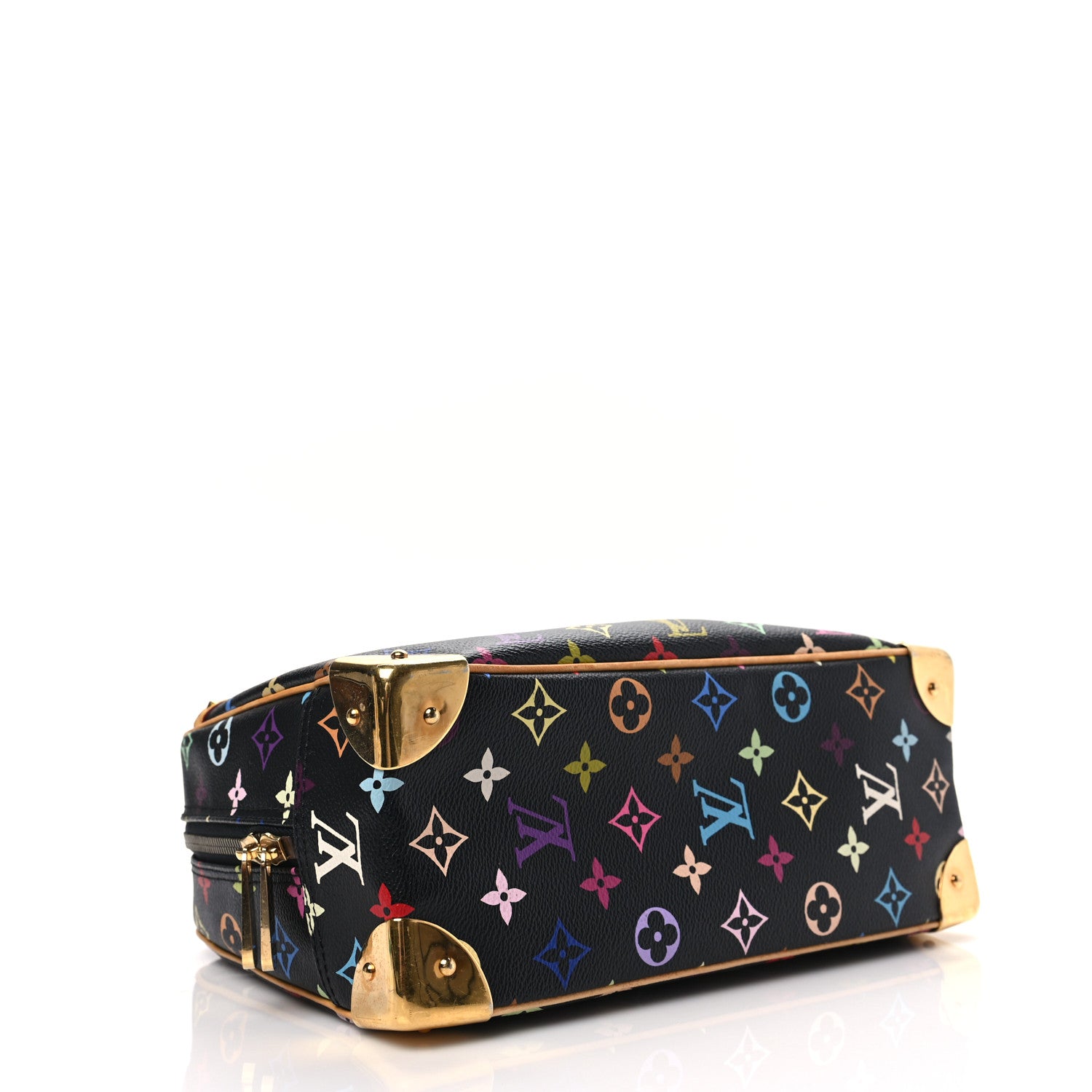 Louis Vuitton Monogram Multicolor Trouville Black 4 of 7