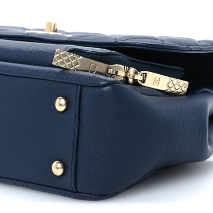 Chanel Caviar Quilted Small Business Affinity Flap Navy 11 of 11