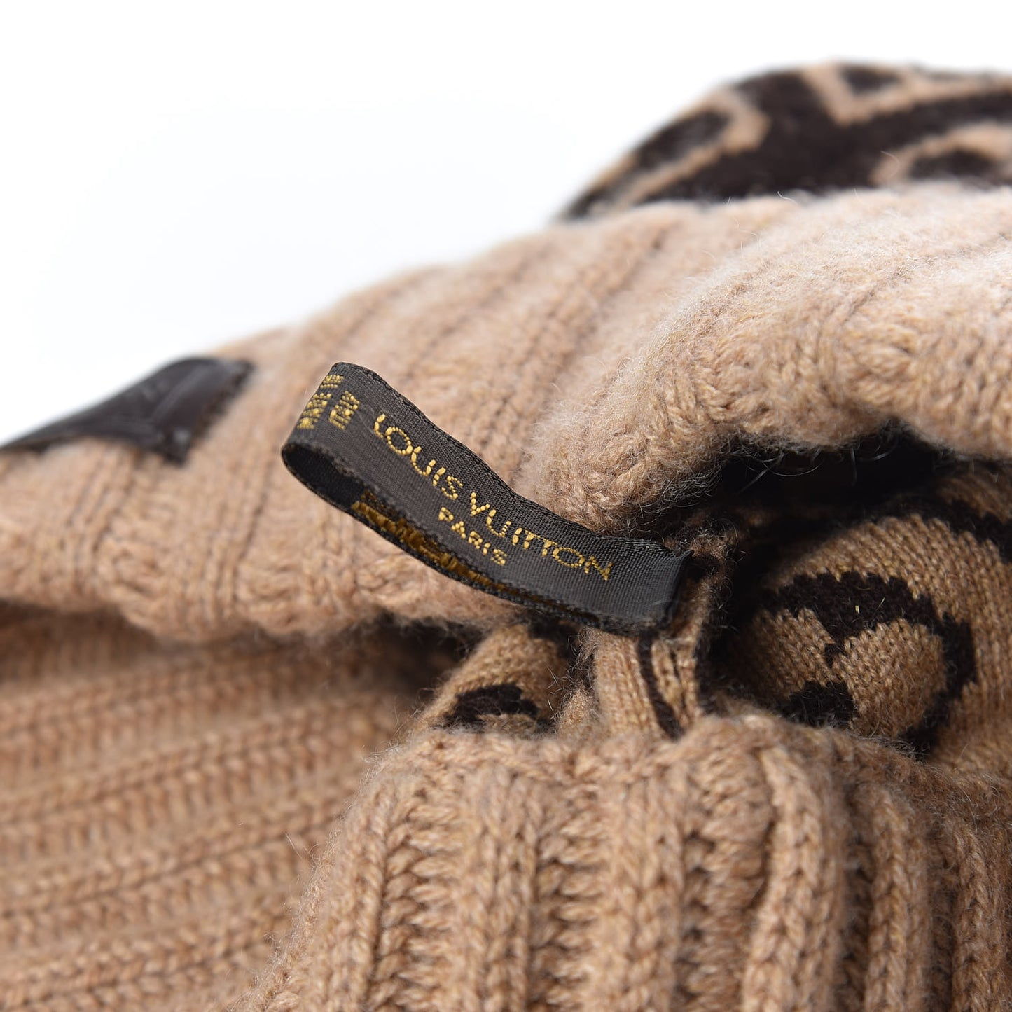 Cashmere Monogram Inventeur Beanie