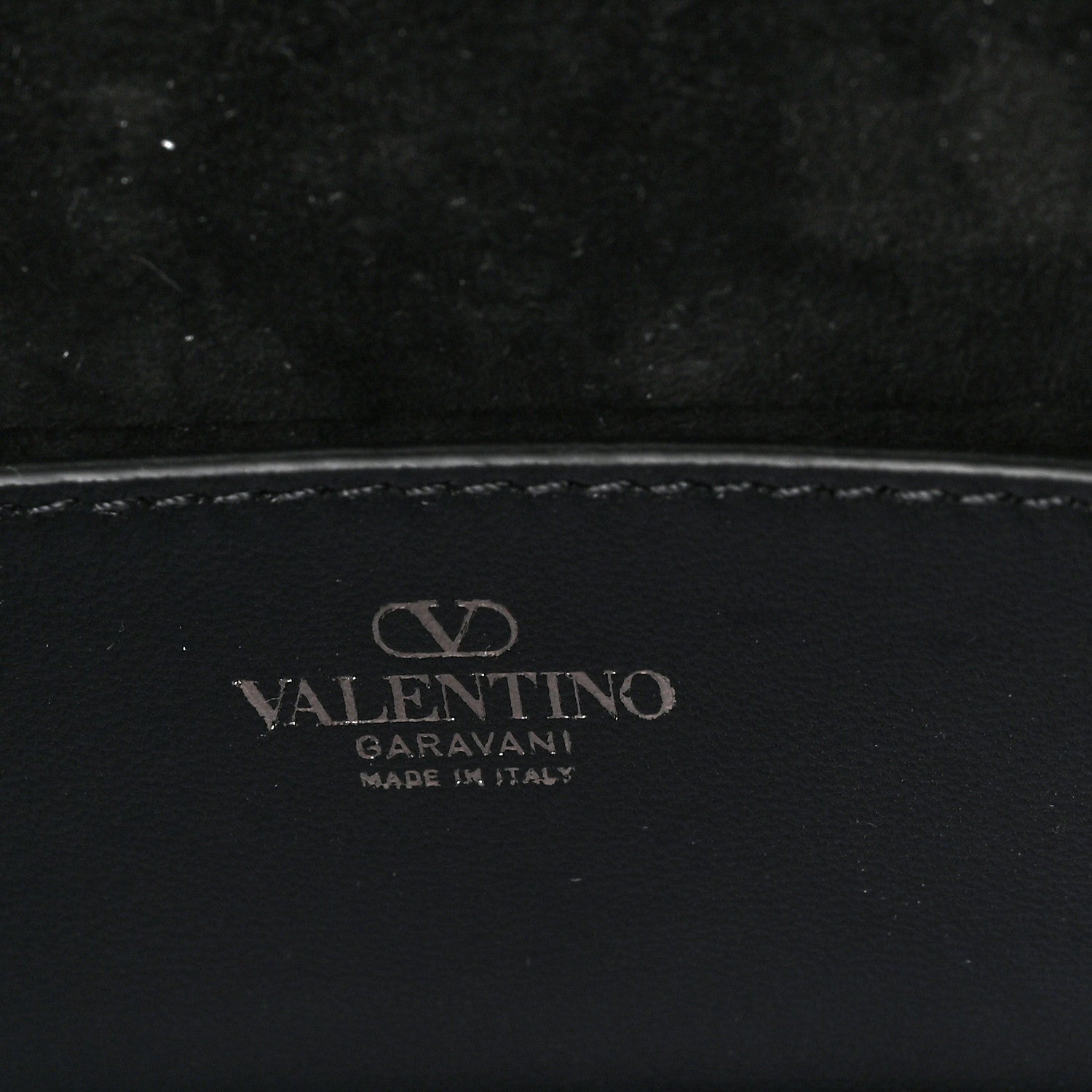 Valentino Garavani Crystal Nappa Monochrome Vlogo Small Loco Shoulder Bag Black 6 of 8