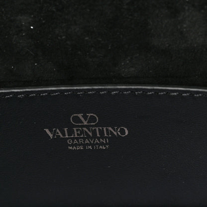 Valentino Garavani Crystal Nappa Monochrome Vlogo Small Loco Shoulder Bag Black 6 of 8