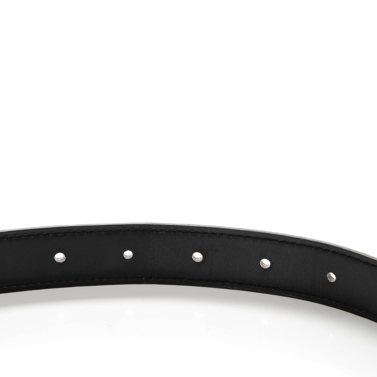 Hermes Box Togo 24mm Constance H Belt 90 Black Etoupe 5 of 7