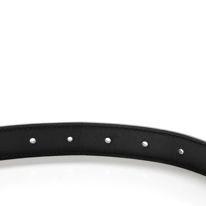 Hermes Box Togo 24mm Constance H Belt 90 Black Etoupe 5 of 7