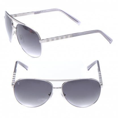 Louis Vuitton Metal Attitude Pilote Sunglasses Z0340U Azur 1 of 5