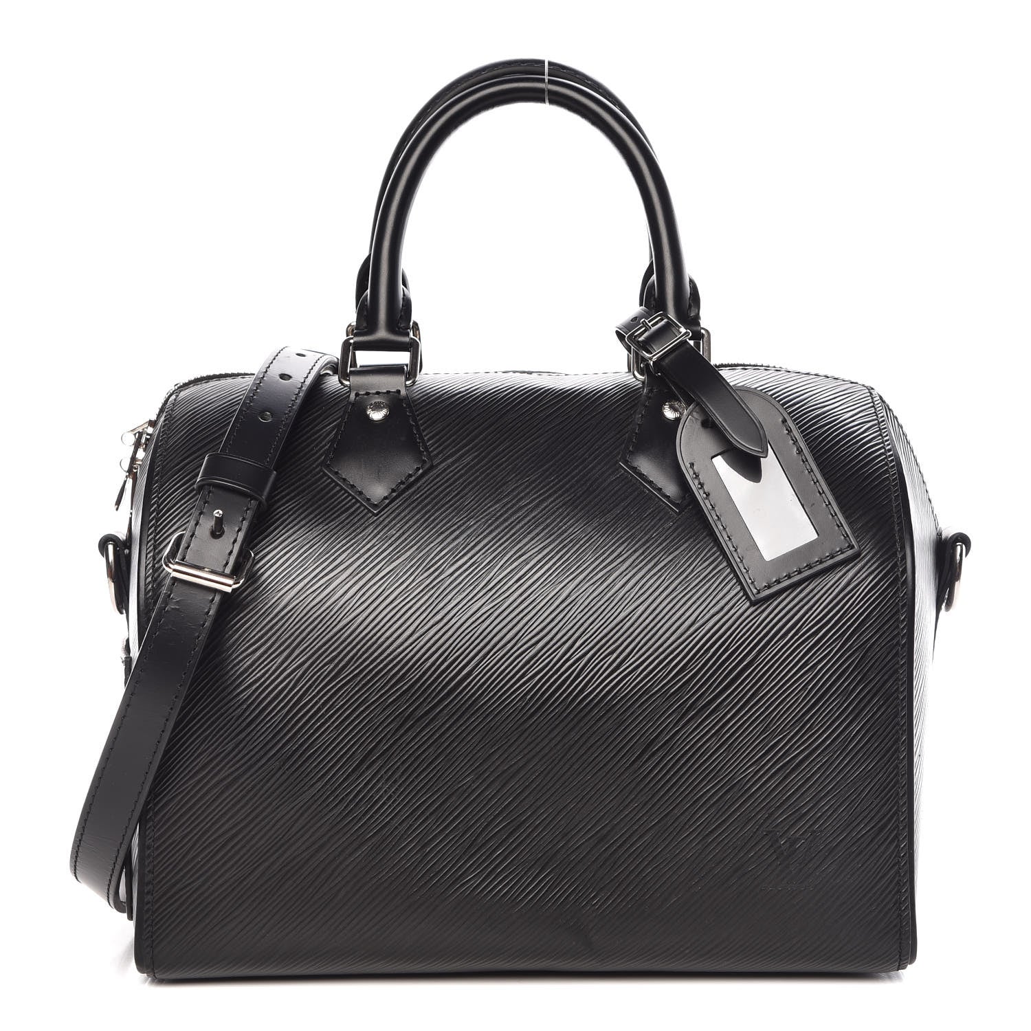 Louis Vuitton Epi Speedy Bandouliere 25 Black 1 of 10
