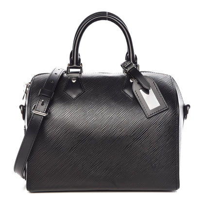 Louis Vuitton Epi Speedy Bandouliere 25 Black 1 of 10