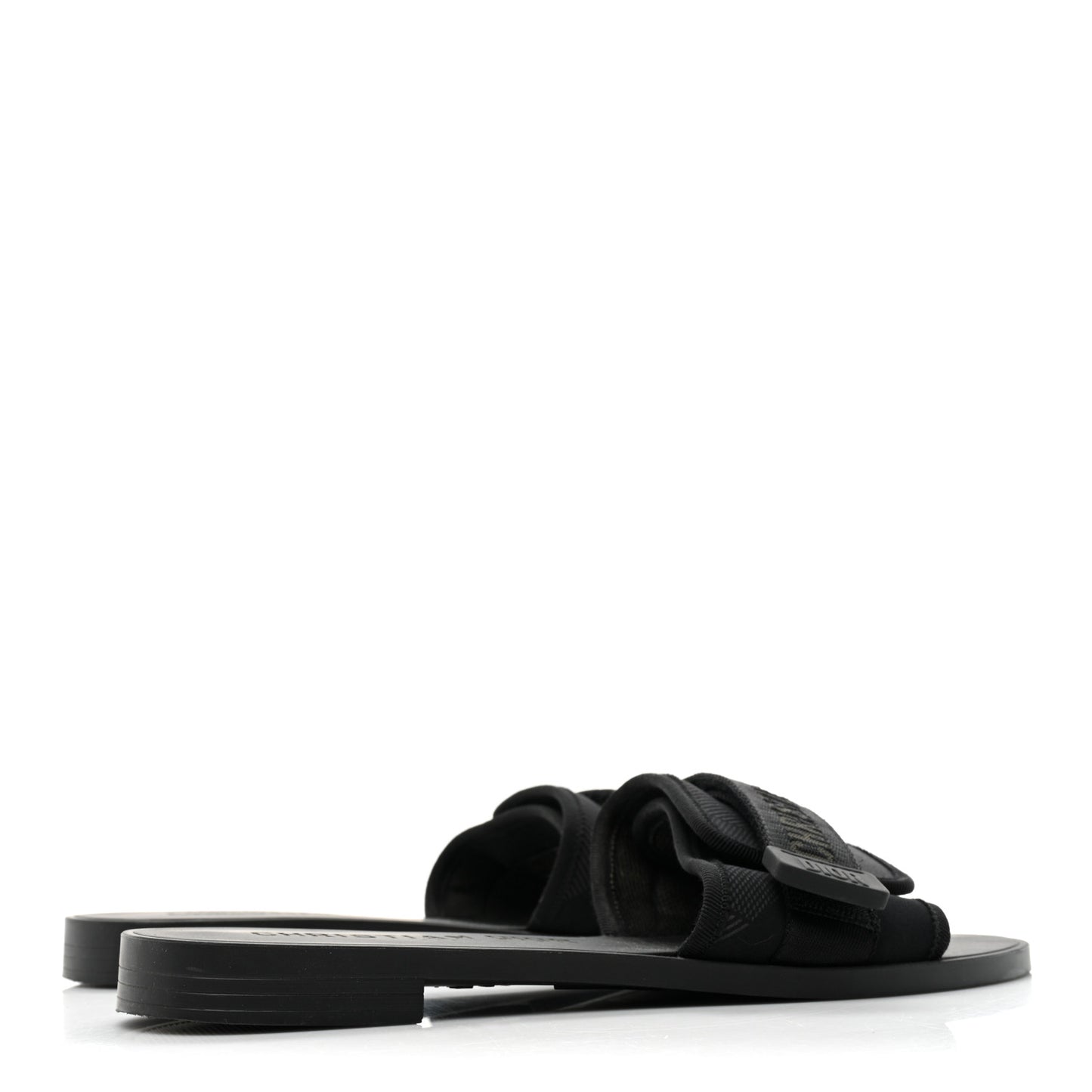 Technical Stretch Fabric Camouflage Dio(r)evolution Slide Sandals 39 Black