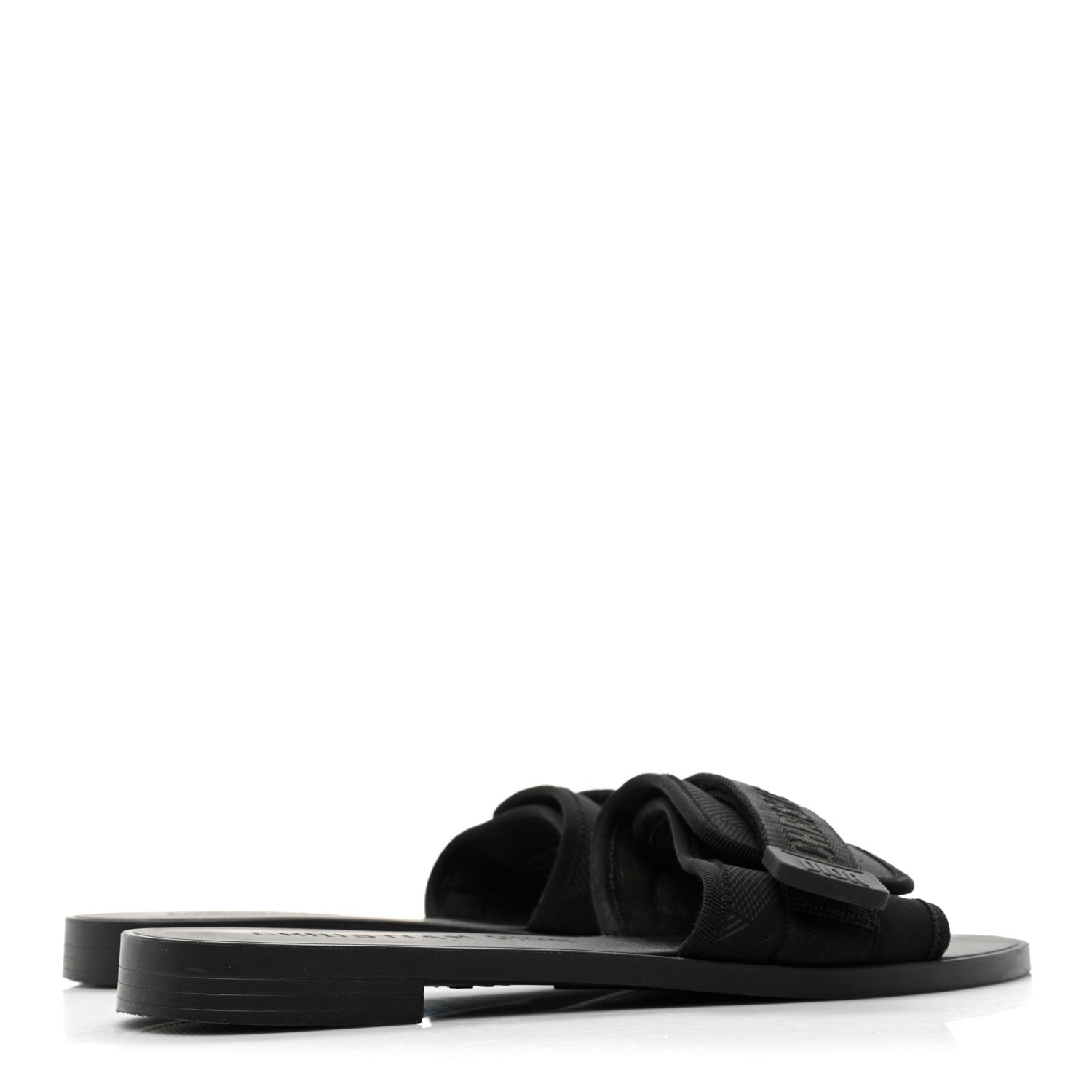 Christian Dior Technical Stretch Fabric Camouflage Dio(r)evolution Slide Sandals 39 Black 4 of 14