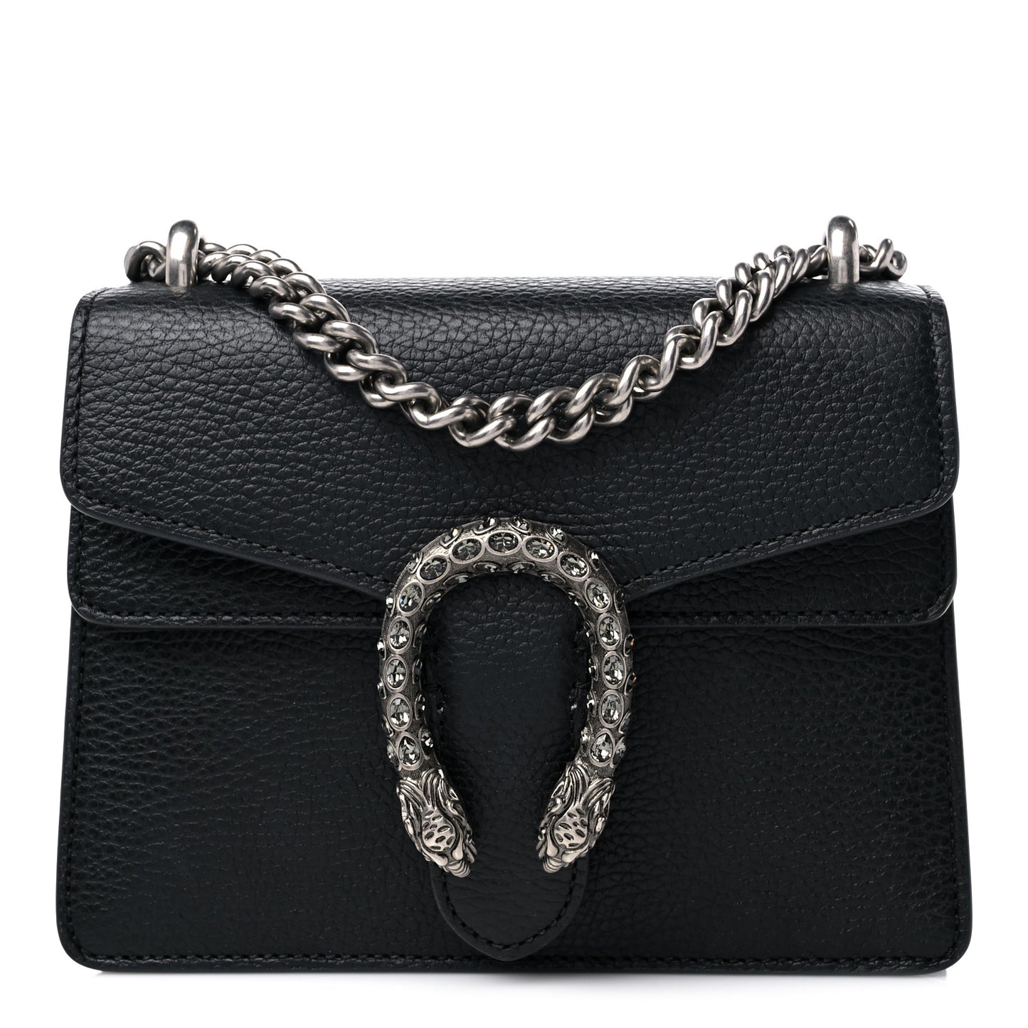 Calfskin Mini Dionysus Shoulder Bag Black