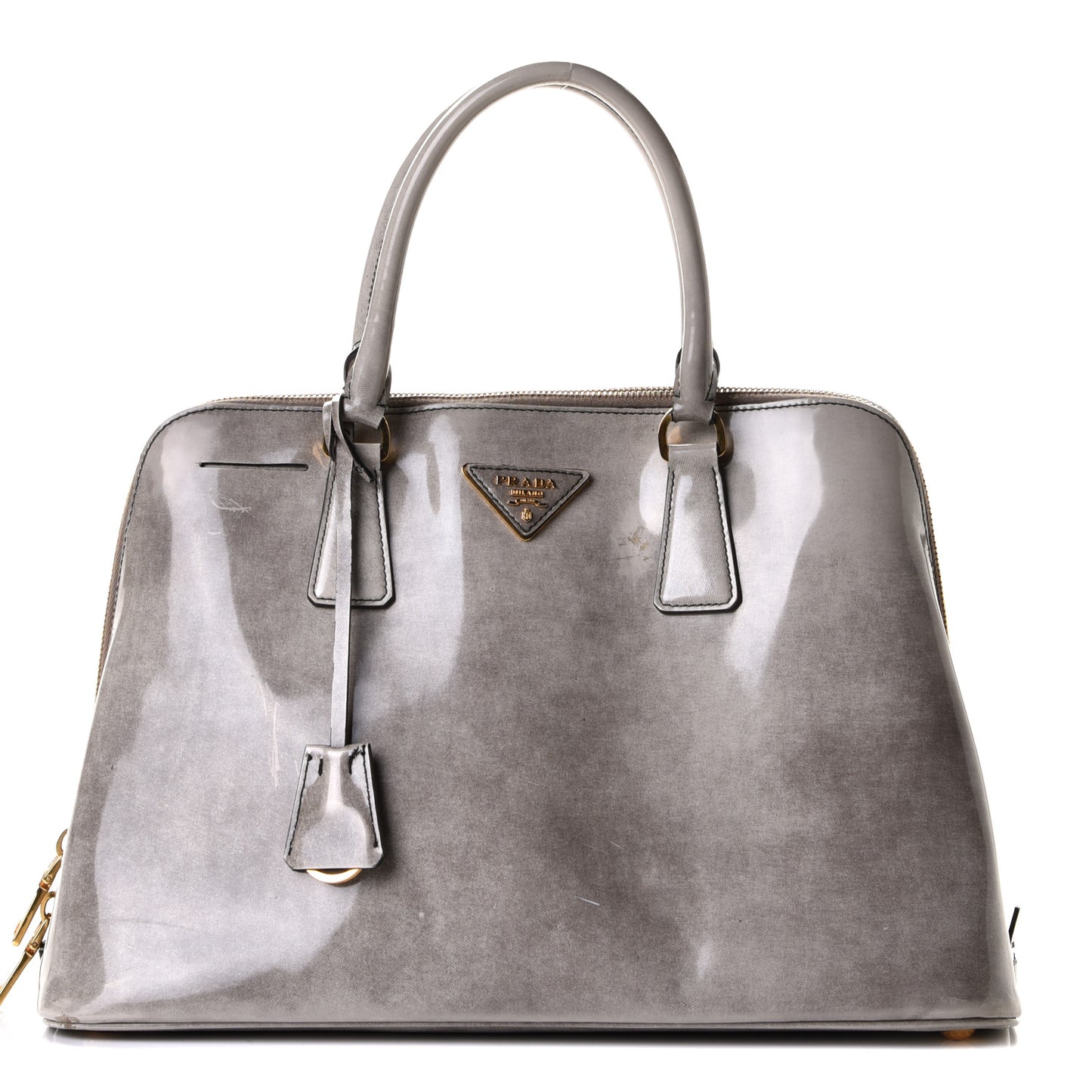 Spazzolato Promenade Tote Quarzo Fume