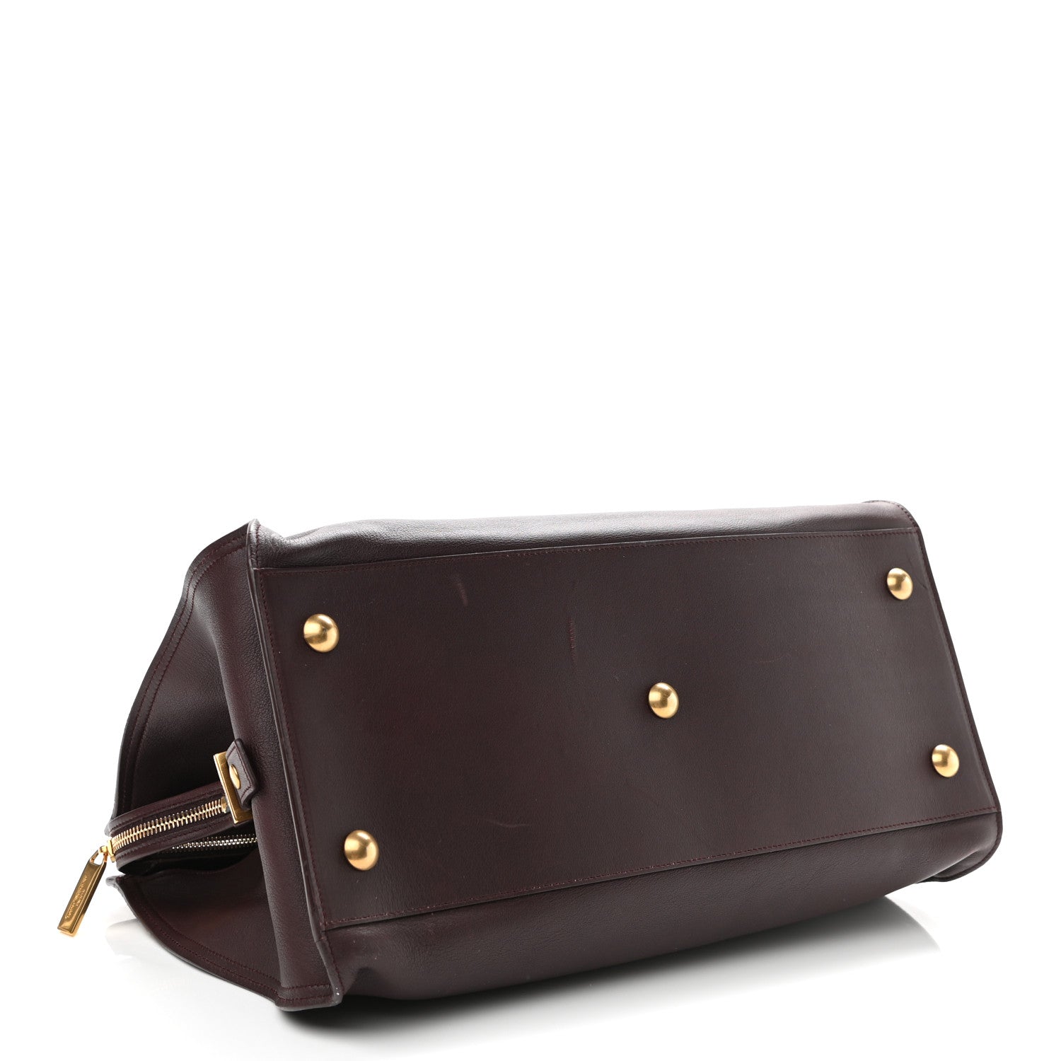 Saint Laurent Calfskin Medium Classic Y Cabas Bordeaux 4 of 11