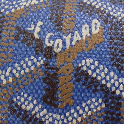 Goyard Goyardine Amakios PM Bowler Tote Bag Blue 7 of 11