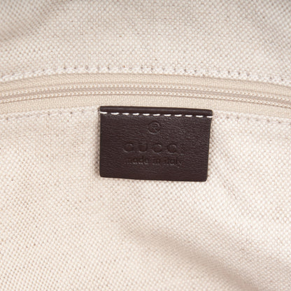 Gucci Guccissima Large Sukey Top Handle Bag Chocolate 6 of 7