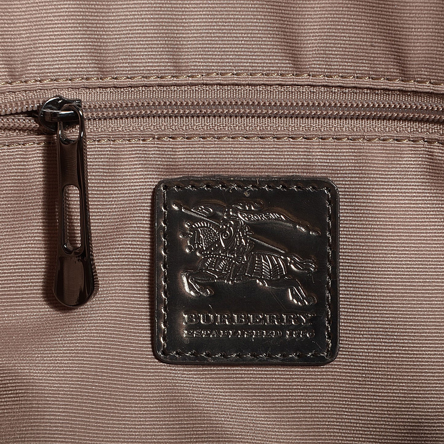Metallic Calfskin Nova Check Tote