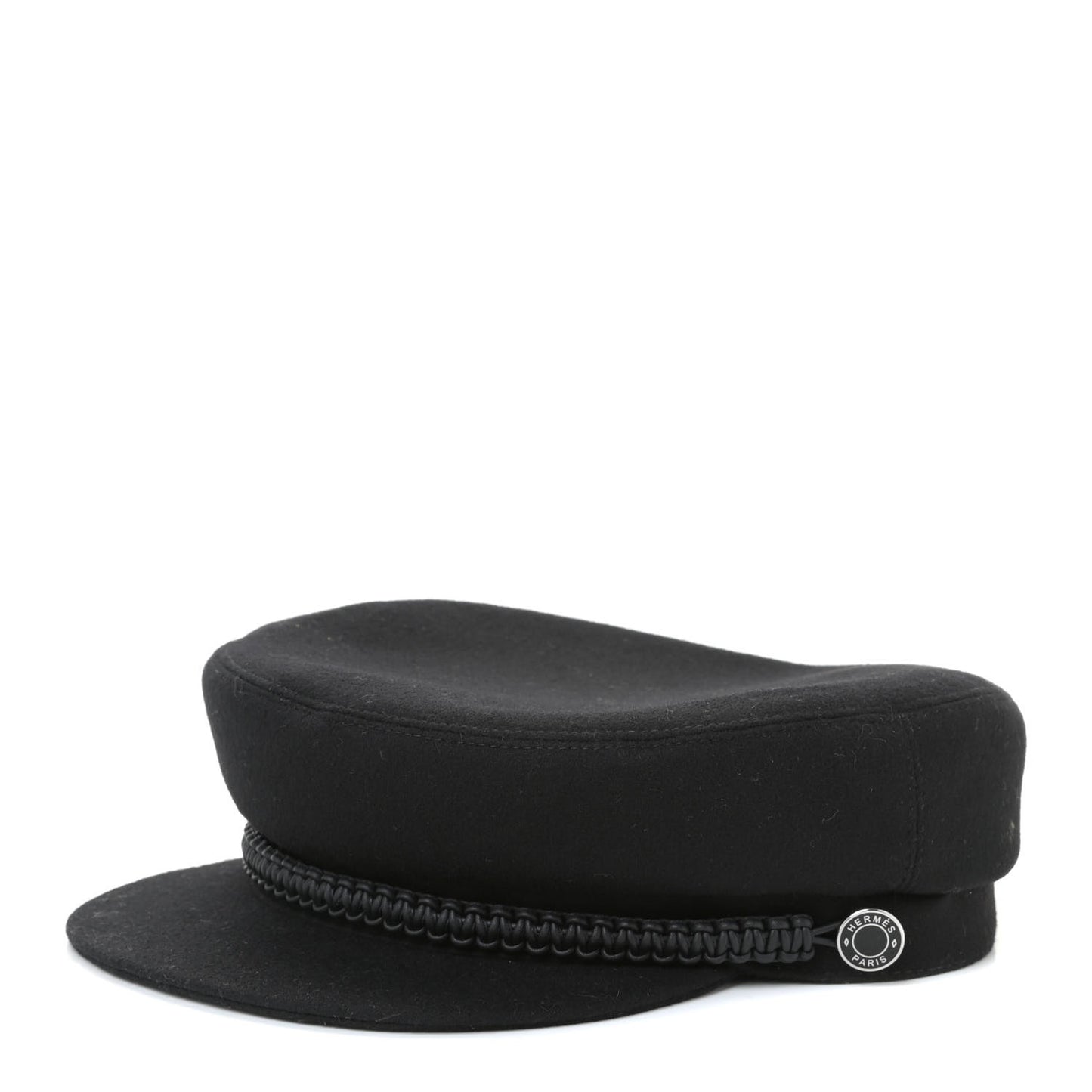 Cashmere Swift Braided Deauville Cap 58 Black