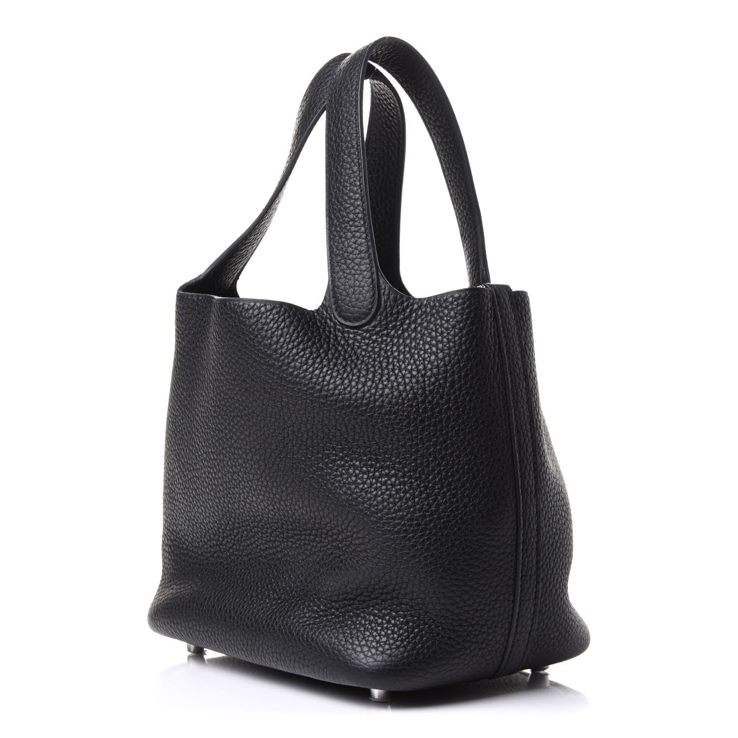 Hermes Taurillon Clemence Picotin Lock 18 PM Black 3 of 9