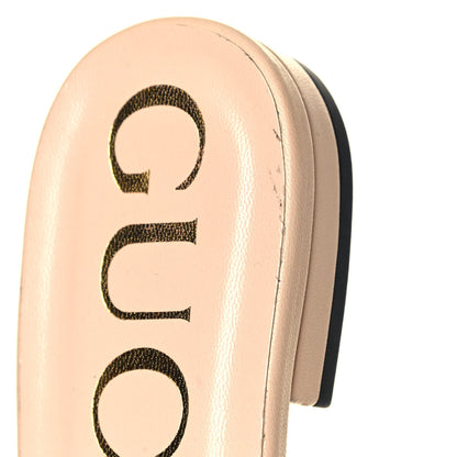 Gucci Nappa Horsebit Flat Slide Sandals 38.5 Skin Rose 9 of 10