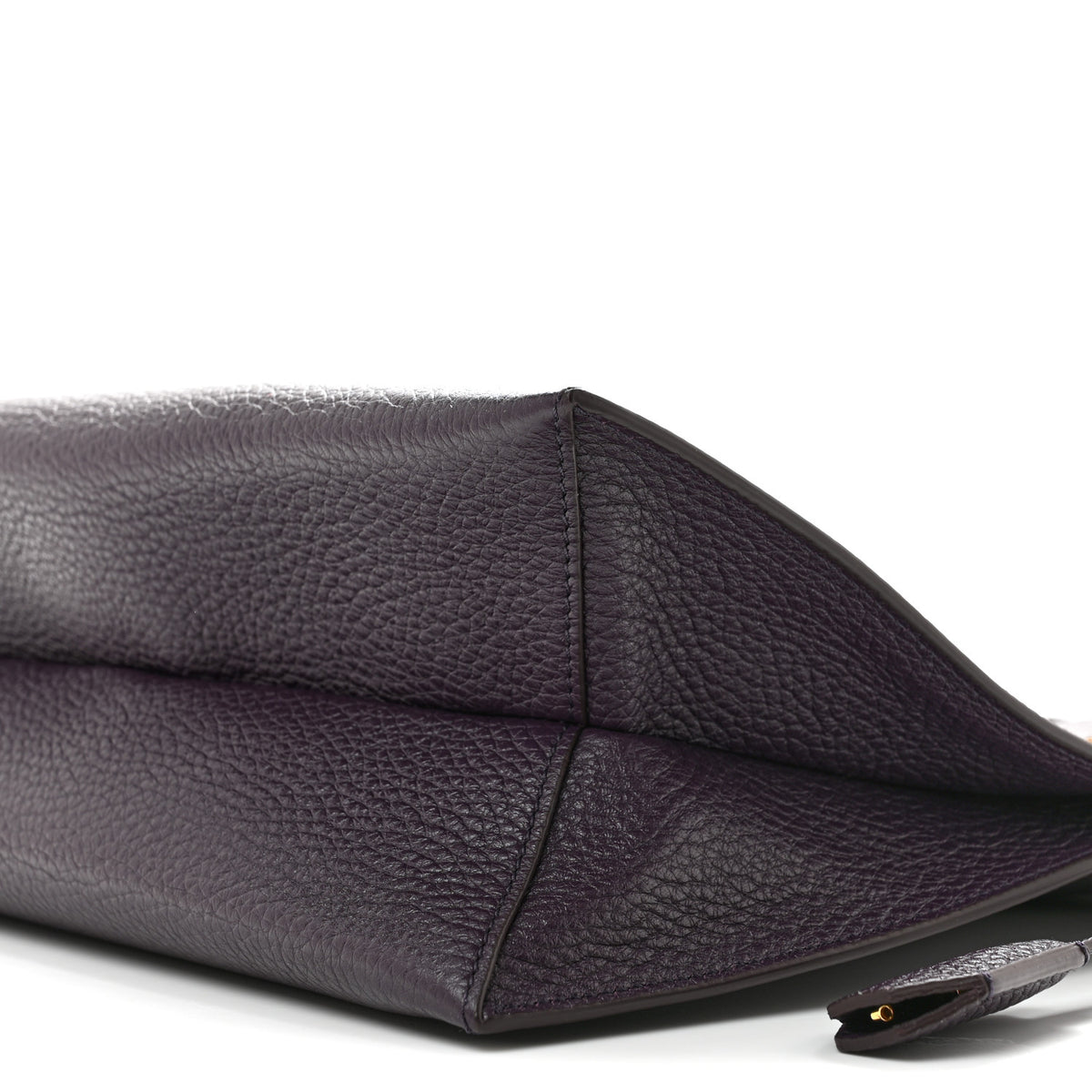 Tom Ford Pebbled Calfskin Small Alix Padlock Zip Hobo Bag Wine 11 of 12