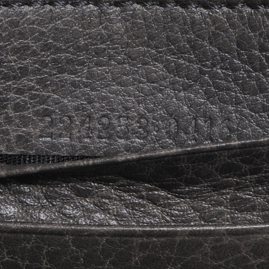 Gucci Guccissima Bamboo Tassel Zip Around Wallet Grey 7 of 7
