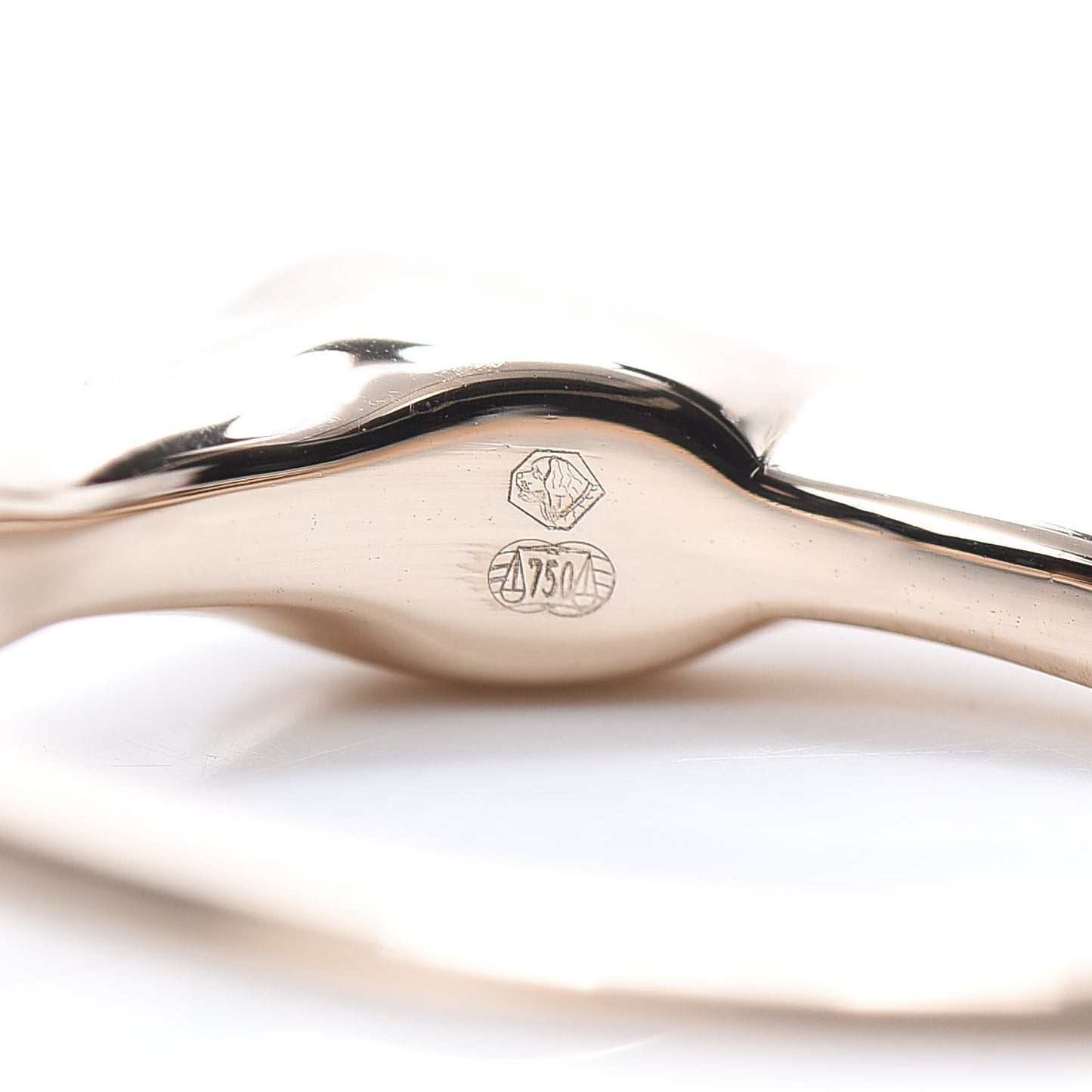 18K Rose Gold Diamond TPM Galop Ring 51 5.75