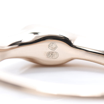 Hermes 18K Rose Gold Diamond TPM Galop Ring 51 5.75 8 of 9