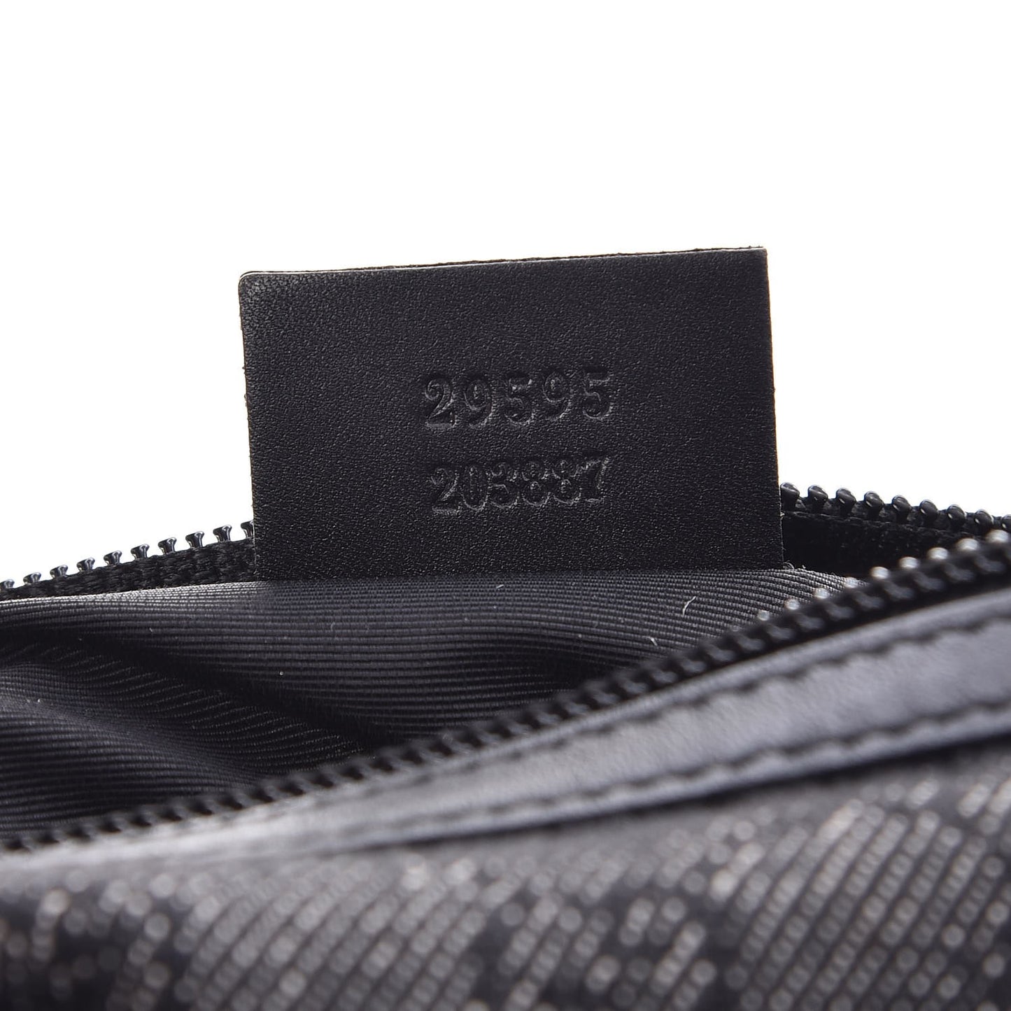 Denim Monogram Cosmetic Case Black
