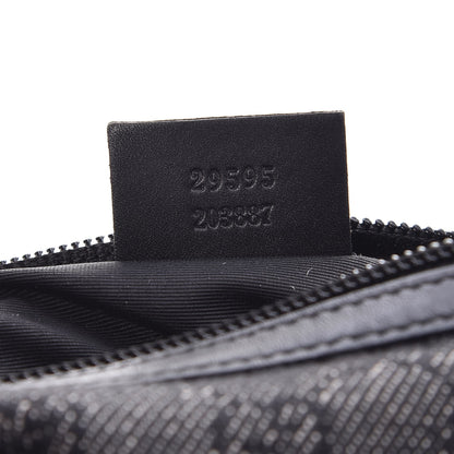 Gucci Denim Monogram Cosmetic Case Black 7 of 8