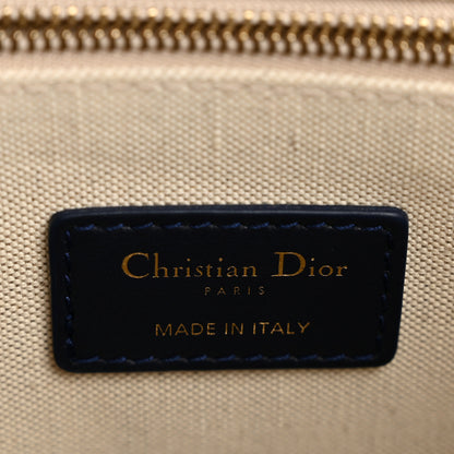 Christian Dior Calfskin Dioriviera Toile De Jouy Small Book Tote With Strap Blue Multicolor 6 of 12