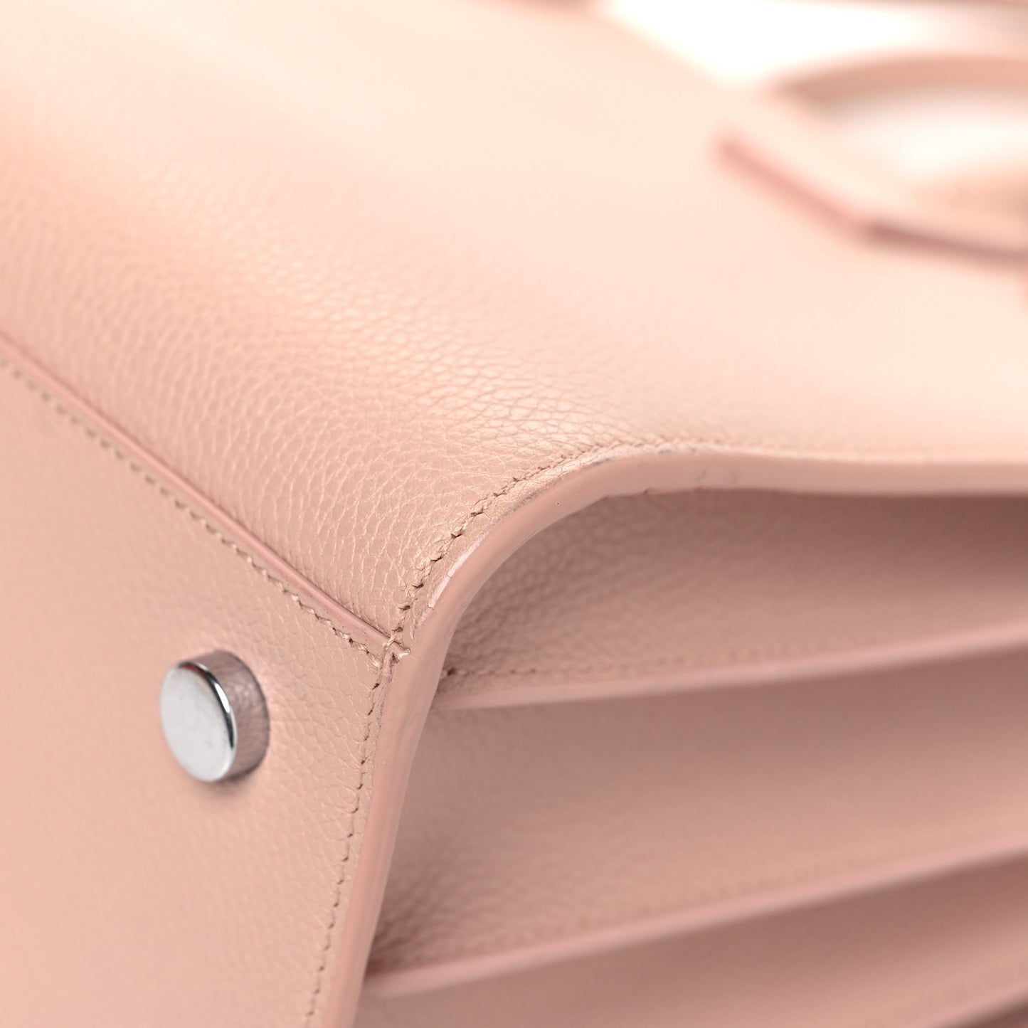 Grained Calfskin Small Sac De Jour Light Blush