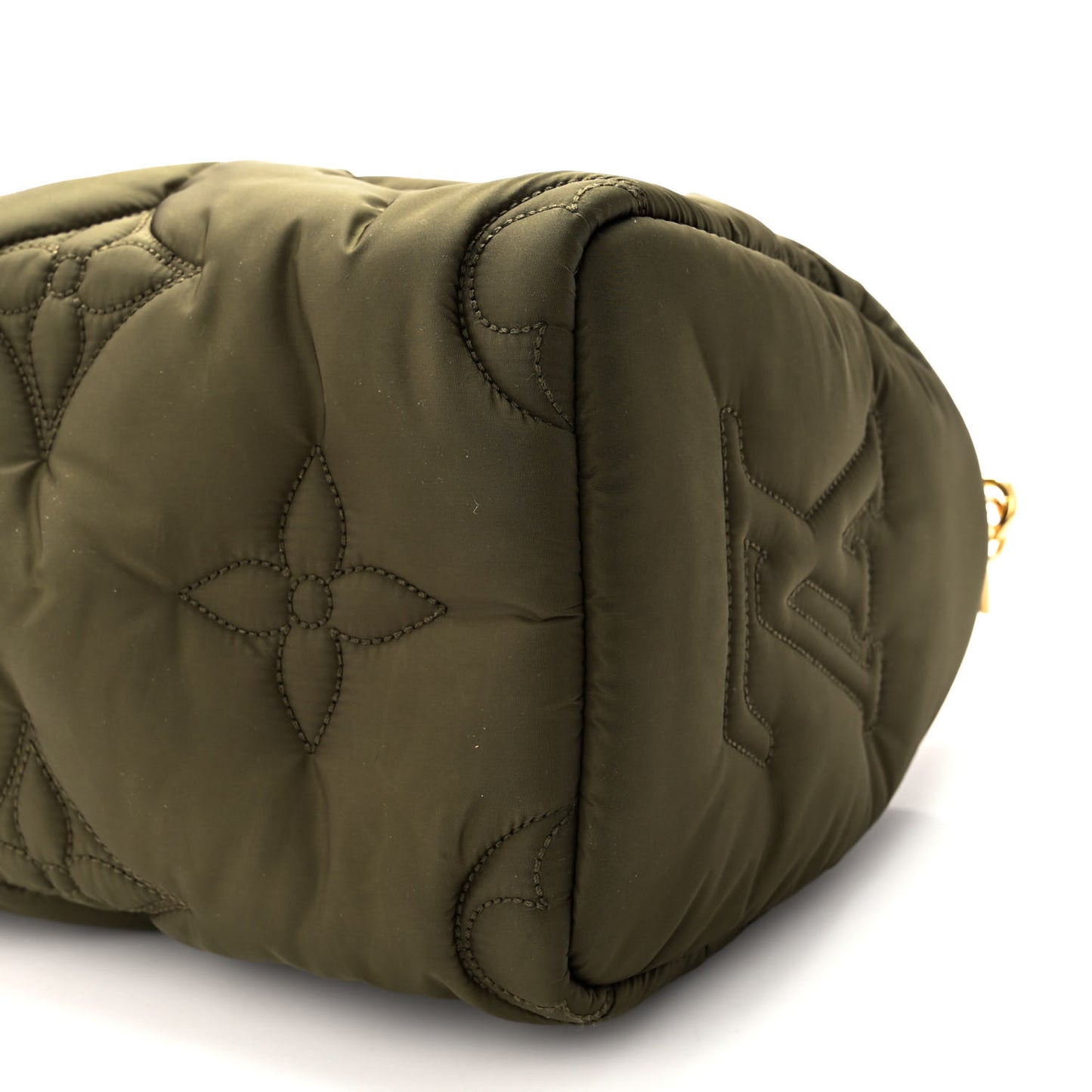 Econyl Mini Monogram Pillow Speedy Bandouliere 25 Khaki