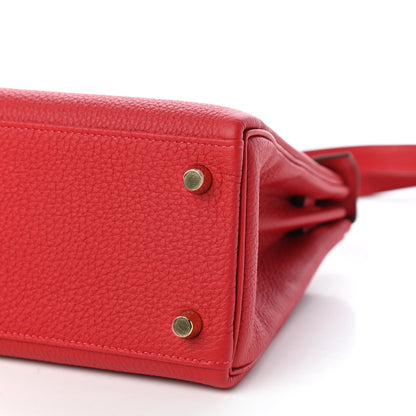 Hermes Togo Kelly Retourne 25 Rouge Casaque 8 of 10