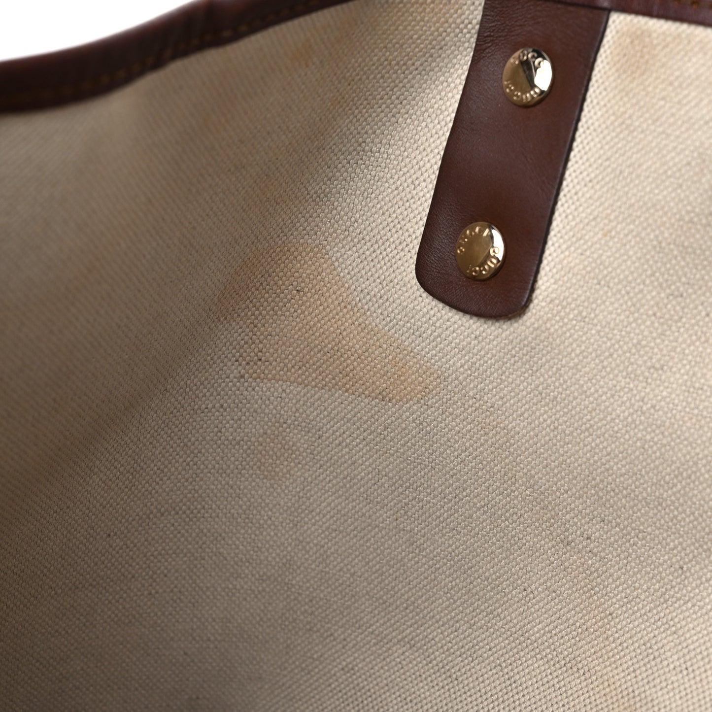 GG Plus Monogram Medium Signature Web Loop Tote Light Brown