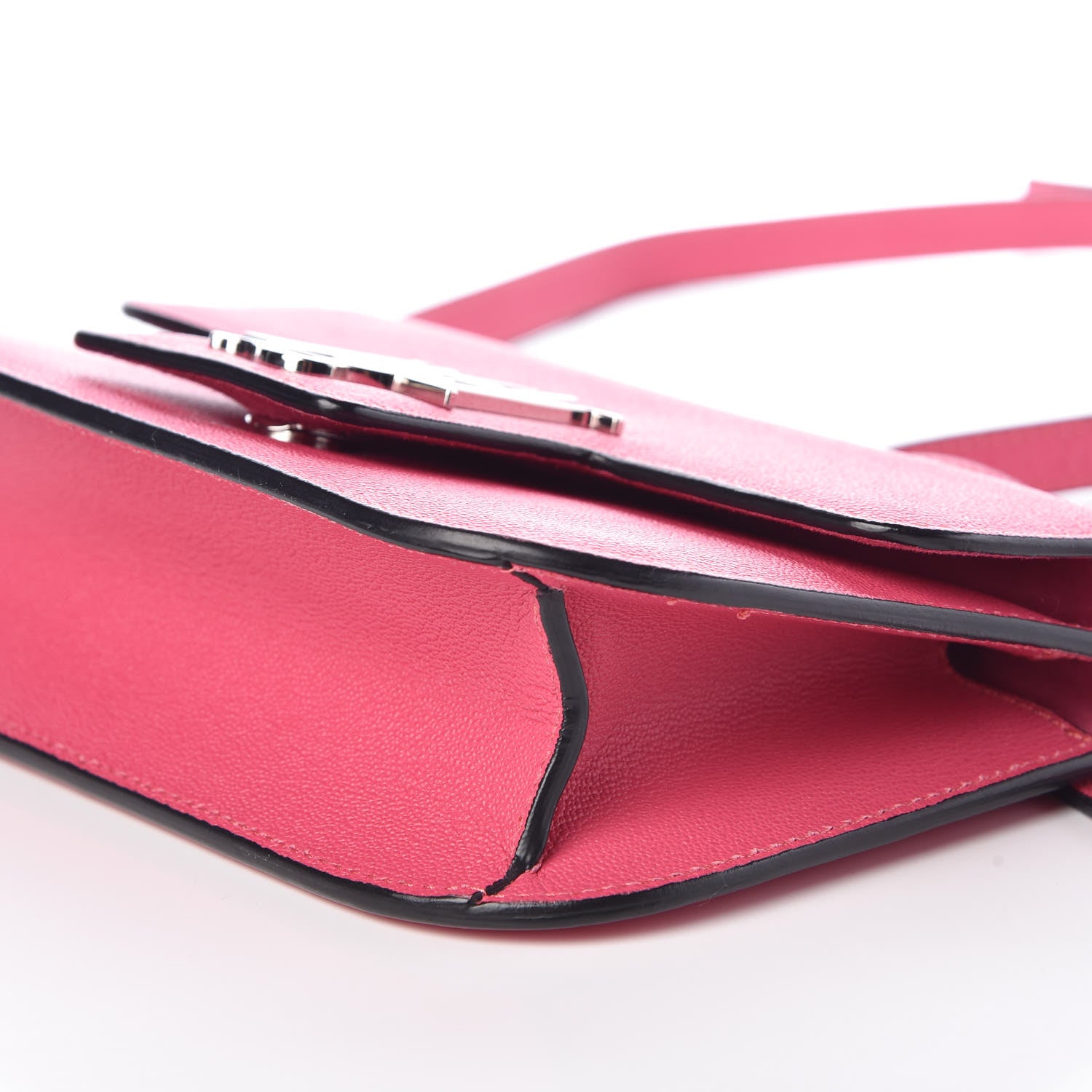 Alexander McQueen Calfskin Small Insignia Flap Pink 6 of 8
