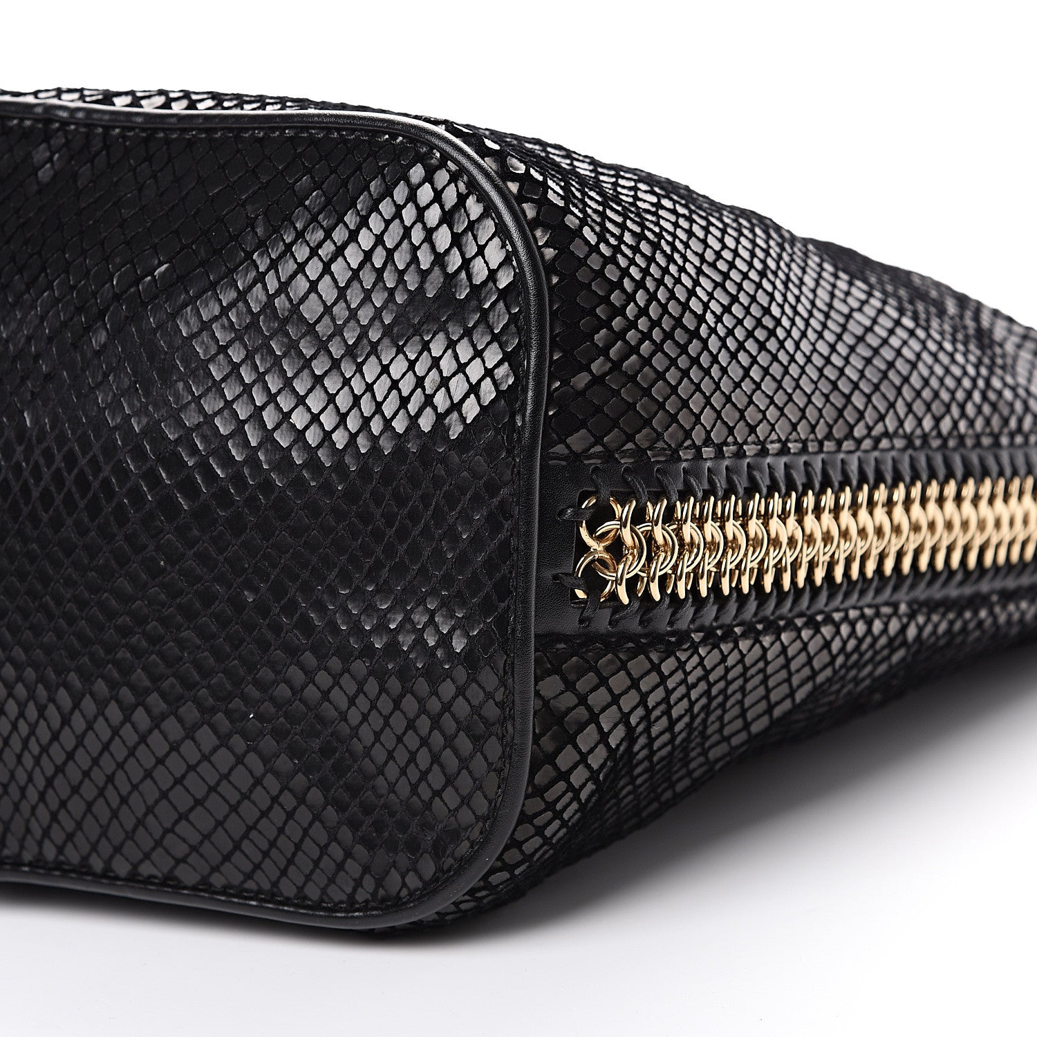 Stella McCartney Faux Python Bailey Boo Hobo Black 9 of 12