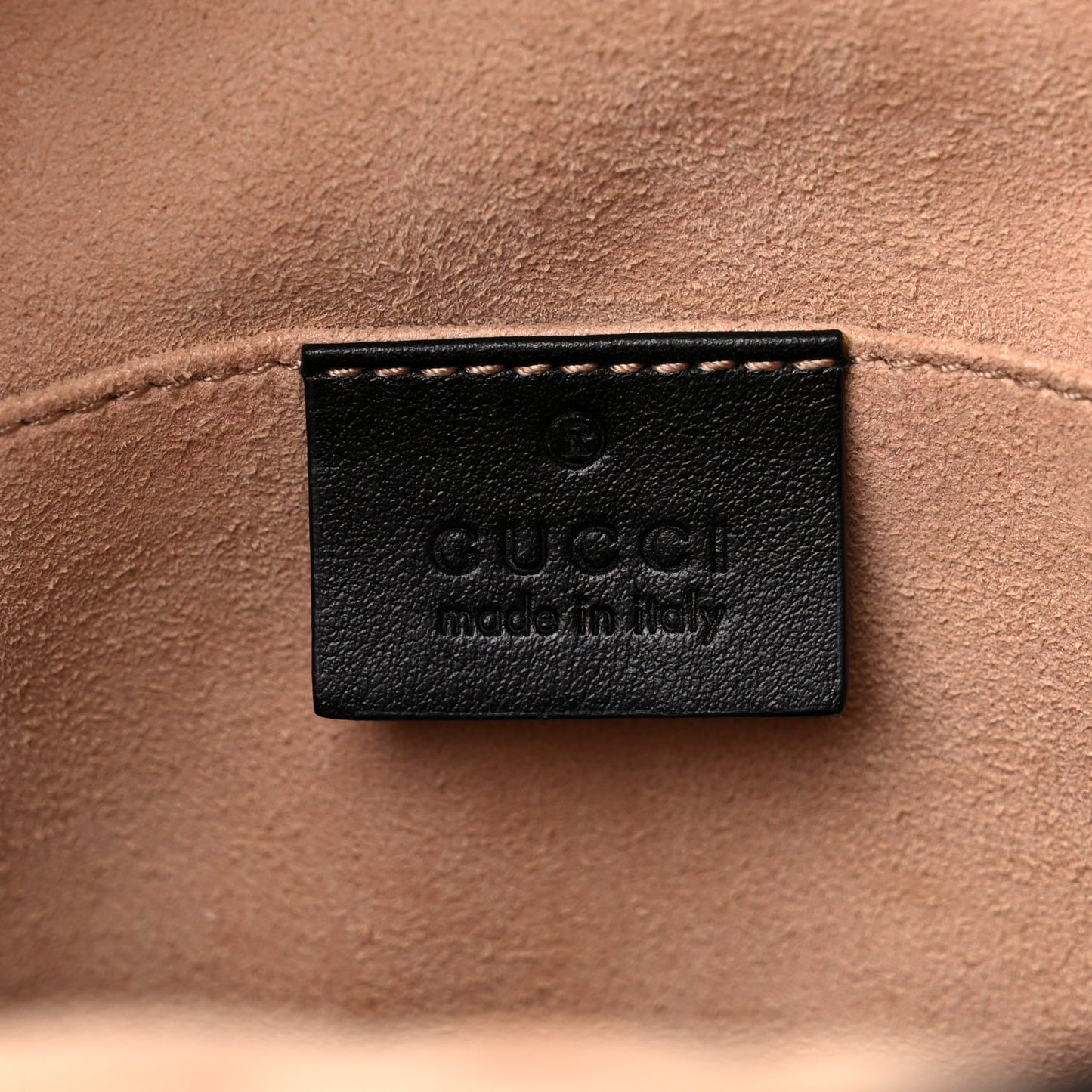 Calfskin Matelasse GG Marmont Backpack Black