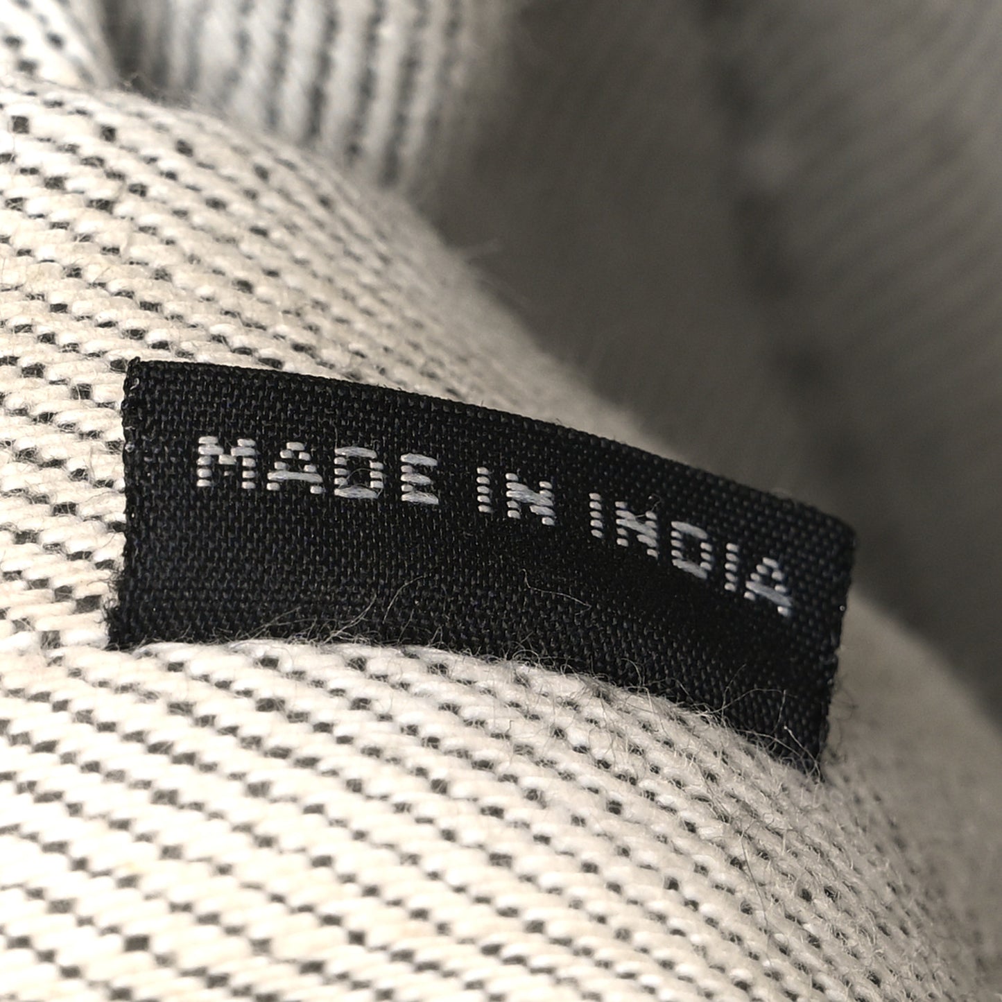 Denim Small Logo Tote Bianco