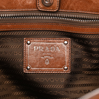 Prada Vitello Shine Tote Palissandro 6 of 16