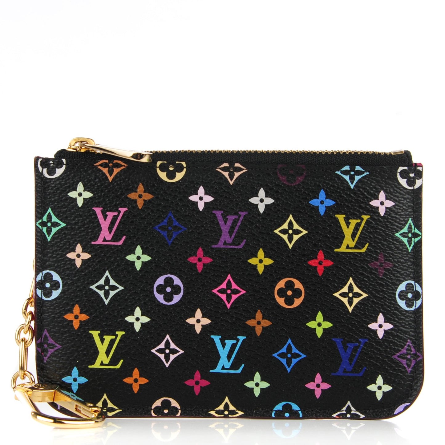 Monogram Multicolor Key Pouch Black Grenade