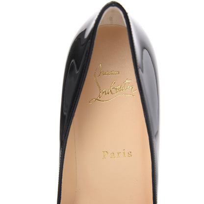 Christian Louboutin Patent Pigalle 85 Pumps 38 Black 7 of 8