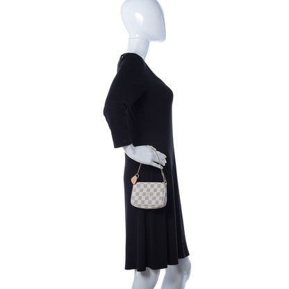 Louis Vuitton Damier Azur Mini Pochette Accessories 3 of 12