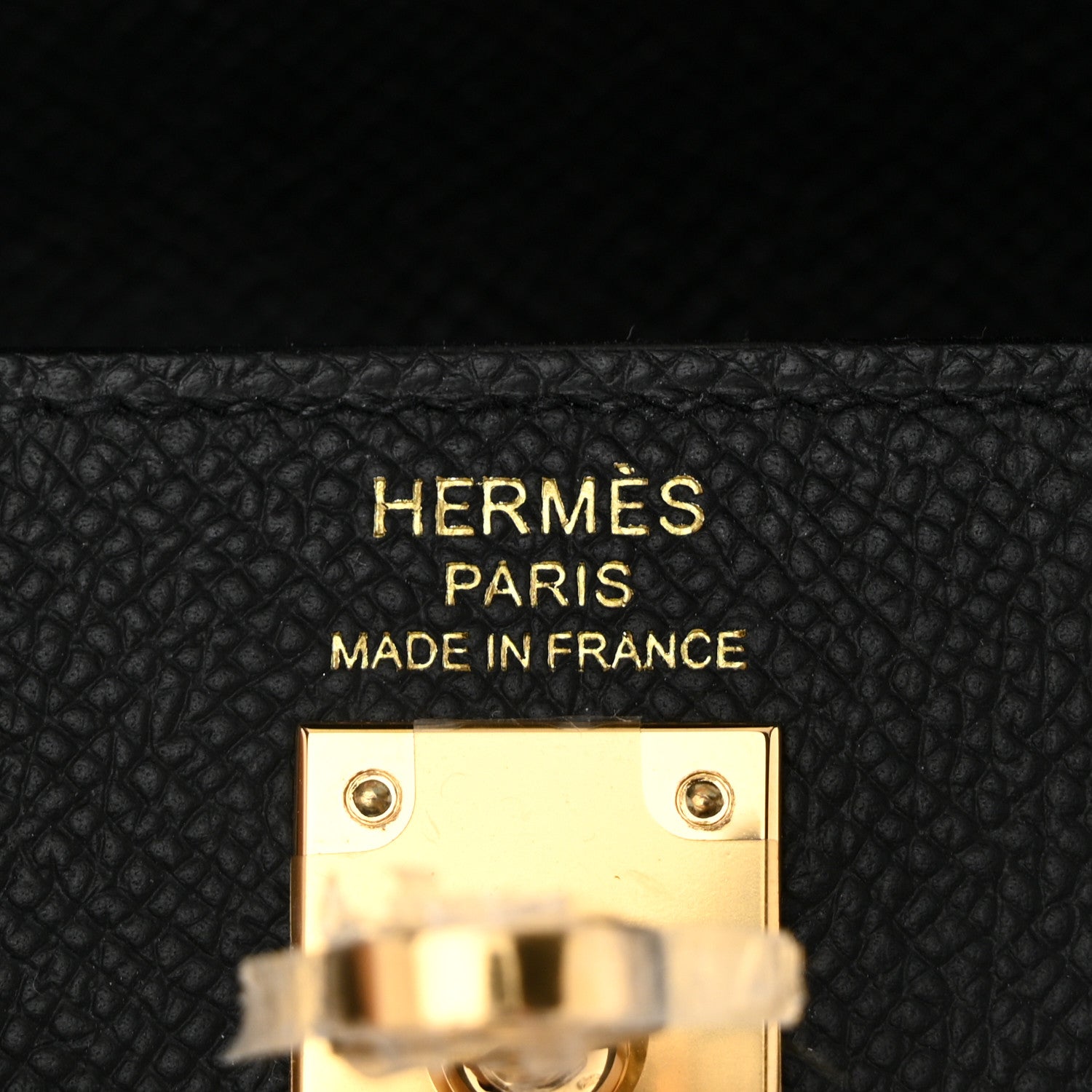 Hermes Epsom Kelly Sellier 25 Black 6 of 11