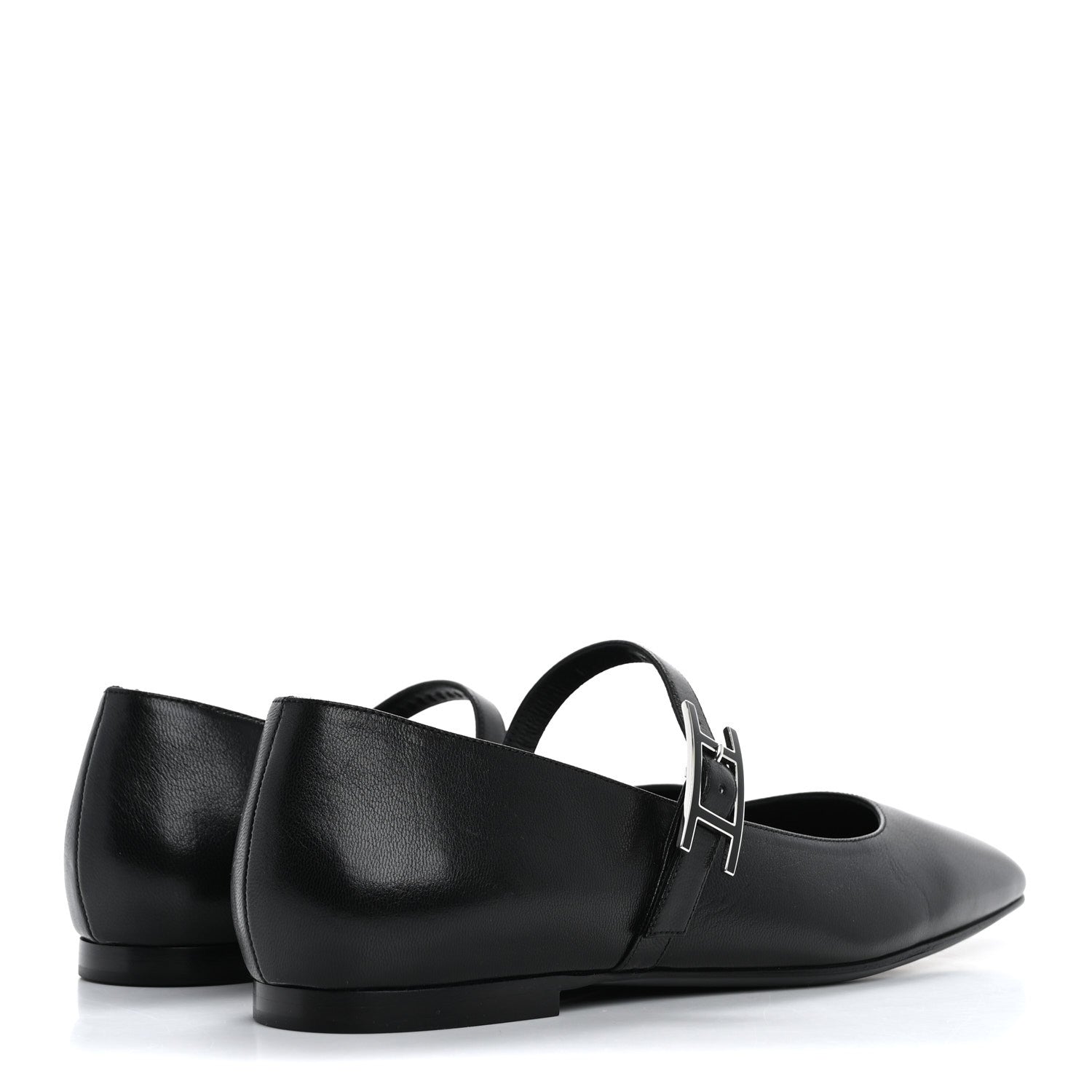 Hermes Goatskin Jane Ballet Flats 38 Black 6 of 11