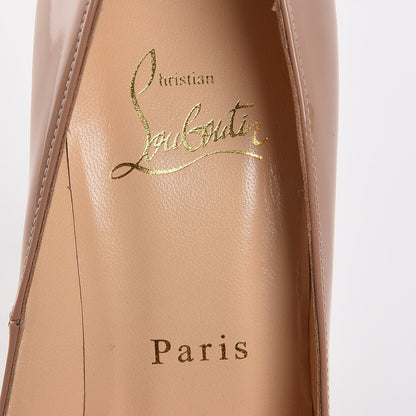 Christian Louboutin Patent Pigalle 120 Pumps 36.5 Nude 7 of 8