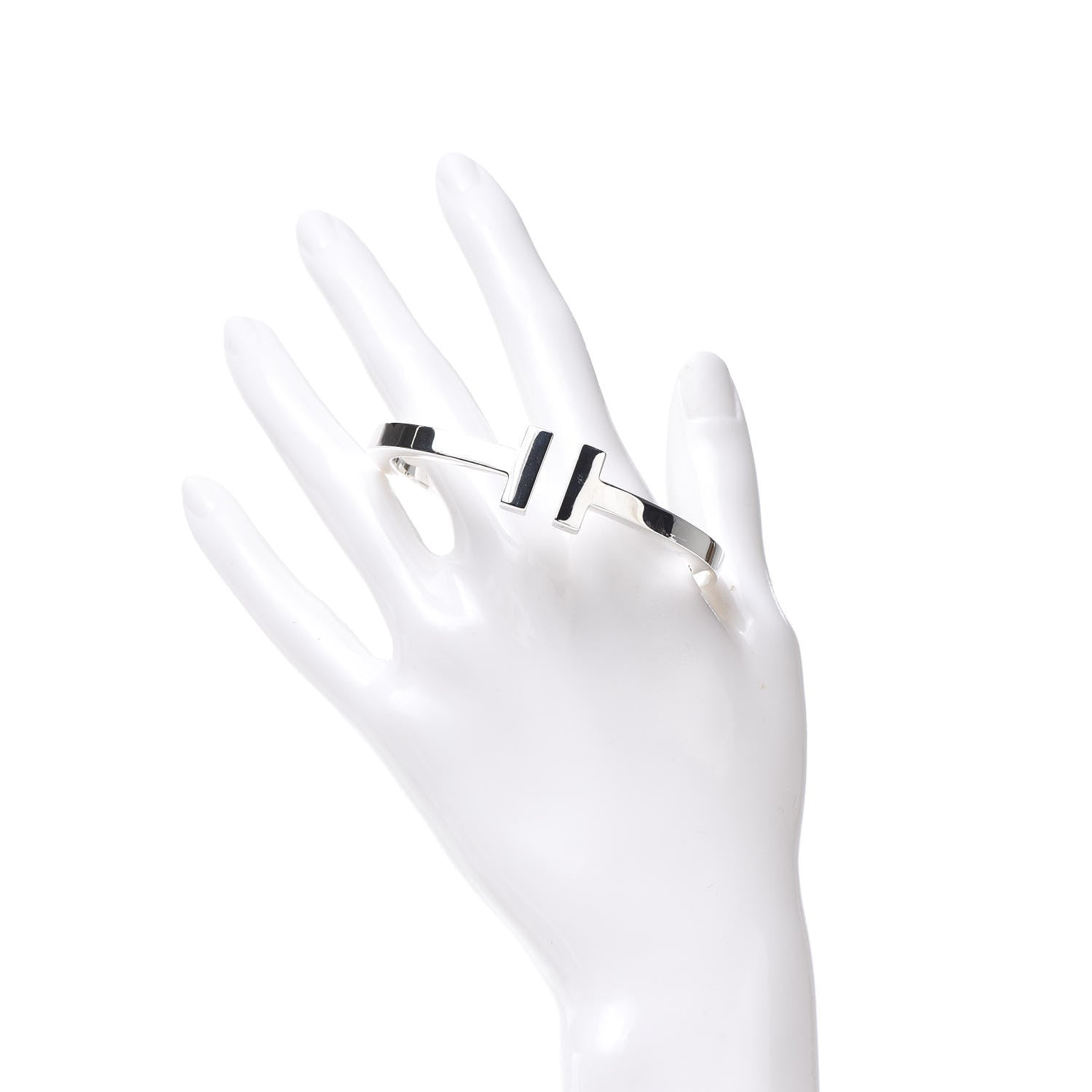 Tiffany Sterling Silver T Square Bracelet 2 of 4