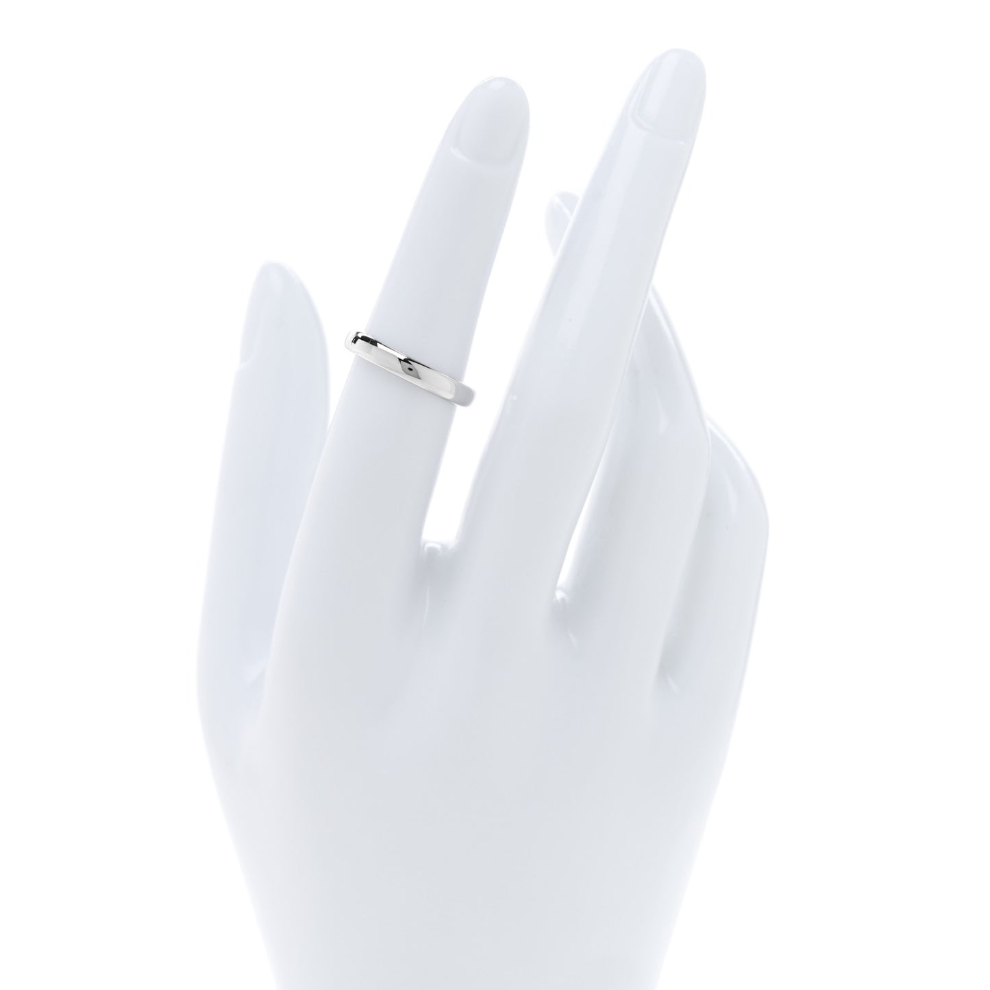 Platinum 3mm Forever Wedding Band Ring 50 5.5