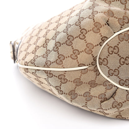 Gucci Monogram Medium Pelham Hobo Off White 8 of 10