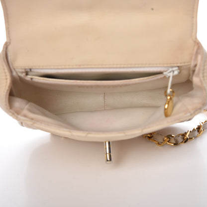 Chanel Caviar Quilted Mini Square Flap White 7 of 20