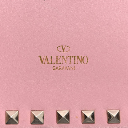 Valentino Garavani Nappa Rockstud Wristlet Clutch Water Rose 5 of 23