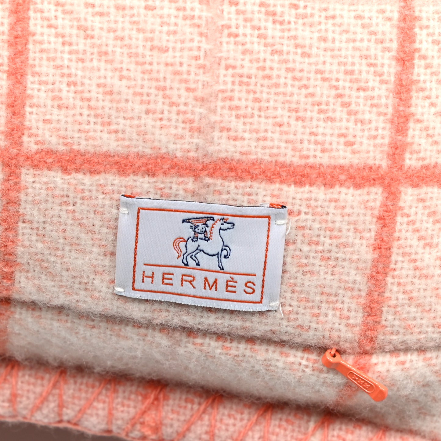 Wool Cashmere Avalon Cabriole Pillow Melon
